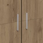 vidaXL Meuble chêne artisanal 70 x 35 x 180 cm Bois d'ingénierie