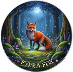 Pièce de monnaie en Argent 1 Dollar g 31.1 (1 oz) Millésime 2025 Forest Totems FYRRA FOX
