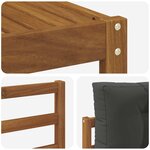 vidaXL Ensemble de canapés d'extérieur 9 Pièces Naturel et Anthracite