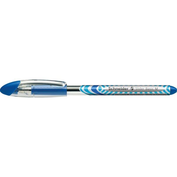 Stylo à bille Slider Basic Pointe Moyenne bleu SCHNEIDER
