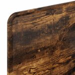 vidaXL Tête de lit avec tête de lit Chêne fumé 80 cm Bois d'ingénierie