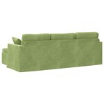 vidaXL Canapé Vert clair 198 x 134 x 80 cm Velours
