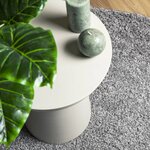 vidaXL Tapis shaggy PAMPLONA poils longs moderne gris Ø 100 cm
