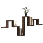 vidaXL Étagère murale chêne marron 104 5x10x43 cm bois d'ingénierie