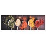 vidaXL Tapis de cuisine lavable Cuillères 45x150 cm