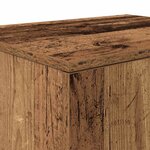 vidaXL Armoire de rangement Bois ancien 103 x 41 x 40 cm