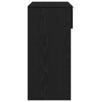 vidaXL Table console Chêne noir 30 x 36 x 75 cm Bois d'ingénierie
