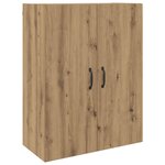 vidaXL Haut Armoire 2 Pièces Chêne artisanal Bois d'ingénierie