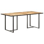 vidaXL Table de salle à manger 180 cm Bois de manguier brut