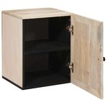 vidaXL Cabinet de salle de bain Montage mural Blanc 38 x 33.5 x 160 cm