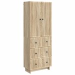 vidaXL Ensemble de Meubles 2 Pièces 66 x 34 5 x 90 cm Bois d'ingénierie