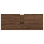 vidaXL Meuble sous-vasque avec tiroirs chêne marron 90x34 5x60 cm
