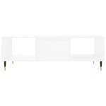 vidaXL Table basse blanc 104x60x35 cm bois d'ingénierie