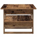 vidaXL Table basse vieux bois 102x55x42 cm bois d'ingénierie