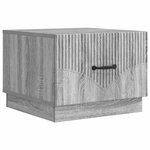 vidaXL Table basse Sonoma gris 49 x 50 x 37 cm Bois d'ingénierie