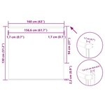 vidaXL Store enrouleur occultant largeur du tissu 156 6 cm polyester