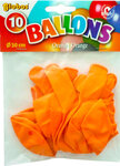 Ballons de baudruche gonflables Orange 10 pièces