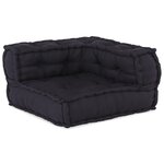 3 poufs modulaires vidaXL en tissu anthracite