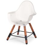 CHILDHOME Chaise haute avec pare-chocs 2-en-1 Evolu 2 Transparent