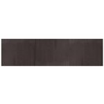 vidaXL Tapis rectangulaire marron foncé 80x300 cm bambou