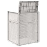 vidaXL Chaises de jardin salle à manger 2 Pièces Blanc et taupe PP