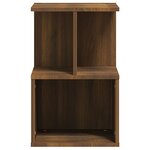 vidaXL Tables de chevet 2Pièces Chêne marron 35x35x55cm Bois d'ingénierie