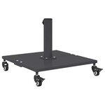 vidaXL Socles de parasol d'extérieur Gris foncé 45 x 45 x 31.5 cm