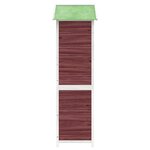 vidaXL Abri à outils de jardin moka 120x53 5x170 cm bois massif pin