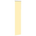 vidaXL Store enrouleur occultant jaune largeur du tissu 40 7 cm