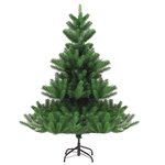 Vidaxl sapin de noël artificiel nordmann avec led vert 180 cm
