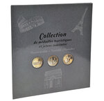 Album de collection pour 50 médailles touristiques - 25 5x28 cm - gris - exacompta