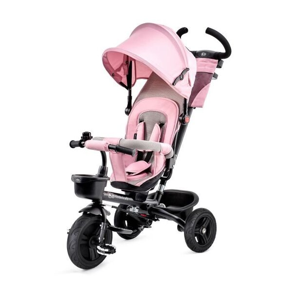KINDERKRAFT Tricycle AVEO Rose - 3 roues - Evolutif - Pliable
