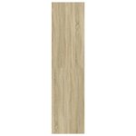 vidaXL Garde-robe chêne sonoma 80x50x200 cm bois d'ingénierie