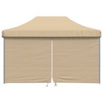 vidaXL Tente de fête Beige 292 x 440 x 315 cm Tissu Oxford