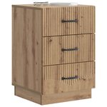 vidaXL Cabinet de chevet Chêne artisanal 43 x 41 x 63 5 cm