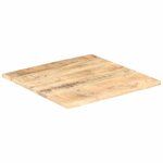 vidaXL Dessus de table Bois de manguier solide 25-27 mm 70x70 cm
