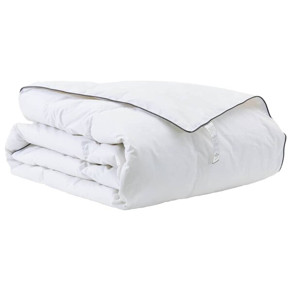 vidaXL Duvet d'hiver Blanc 135 x 220 cm Plume