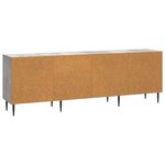vidaXL Meuble TV Gris béton 150 x 31 x 50 cm Bois d'ingénierie