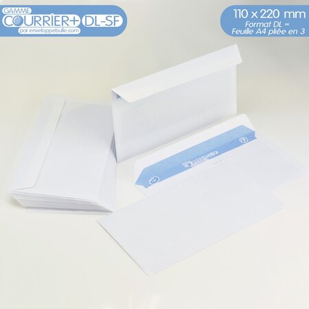 Enveloppes - Blanc ~240 x 240 mm, 100 g/qm Offset, Sans fenêtre
