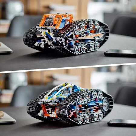 Lego 42140 technic le véhicule transformable télécommandé jouet voiture  d'exploration 2 en 1 tout-terrain qui se retourne - La Poste