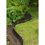 Nature Bordure de jardin 0 075x10 m 3 mm noir