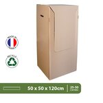 Pack and Move - Carton penderie déménagement - 50 x 50 x 120 cm - Carton renforcé - 1 marqueur offert