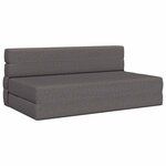 vidaXL Canapé-lit pliable Gris clair 152 x 86 5 x 60 cm Tissu