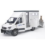 Bruder fourgonnette de transport d'animaux mercedes-benz 1:16