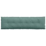 vidaXL Coussin de Dos Vert Mer 180 x 50 cm Tissu en velours côtelé