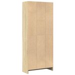 vidaXL Bibliothèque chêne sonoma 60x24x143 cm bois d'ingénierie