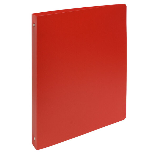 Classeur 4 anneaux 30 mm polypropylène Opaque A4 maxi Rouge EXACOMPTA