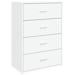 vidaXL Buffets 2 Pièces blanc 60x31x84 cm bois d'ingénierie