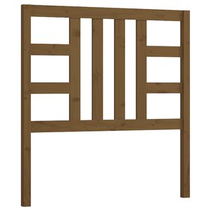 vidaXL Tête de lit Marron miel 81x4x100 cm Bois massif de pin