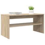 vidaXL Meuble TV Chêne Sonoma 80 x 35 x 40 cm Bois d'ingénierie
